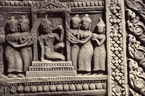 Stone Carving by Cambodian School